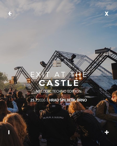 Plakát události EXIT At The Castle | Hrad Špilberk | Melodic techno edition