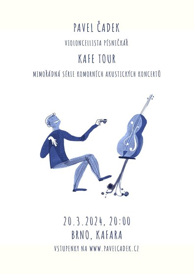 Plakát události Pavel Čadek - KAFE TOUR | Brno
