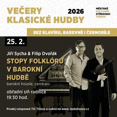 Plakát události Jiří Sycha & Filip Dvořák - barokní housle a cembalo