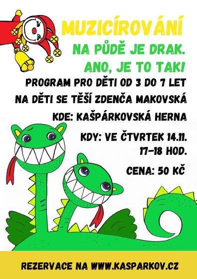 Plakát události Muzicírování pro děti