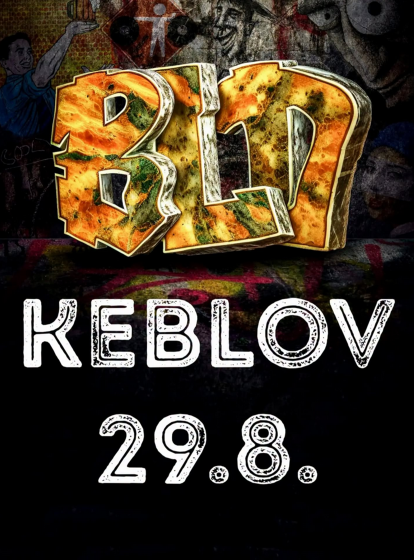 Plakát události BLD v Keblově na letním parketě