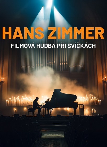 Plakát události Filmová hudba Hanse Zimmera při svíčkách