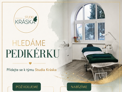Studio Kráska nabízí práci na pozici Pedikérka v obci Benešov