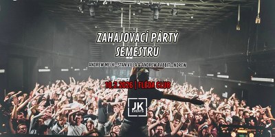 Plakát události Zahajovací Párty Semestru