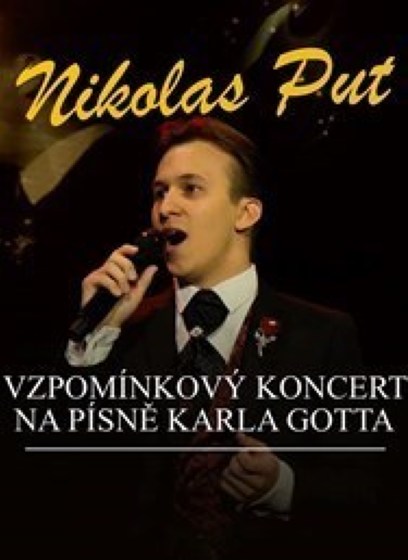 Plakát události Vzpomínkový koncert na písně Karla Gotta