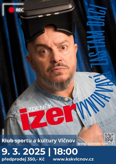 Plakát události Zdeněk Izer - Vyndavací, zas tam dací