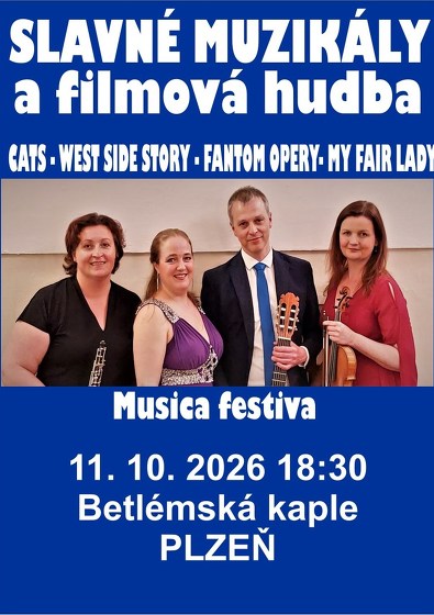 Plakát události Slavné muzikály a filmová hudba