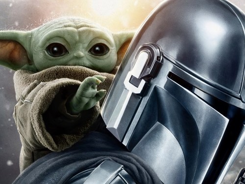 Plakát události Mandalorian a Grogu