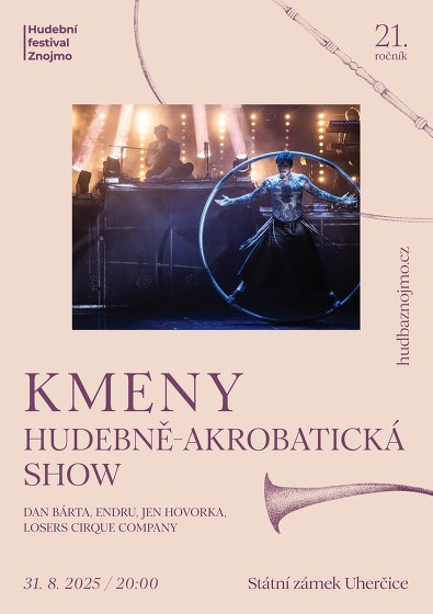 Plakát události Koncert uherčického zámku: KMENY