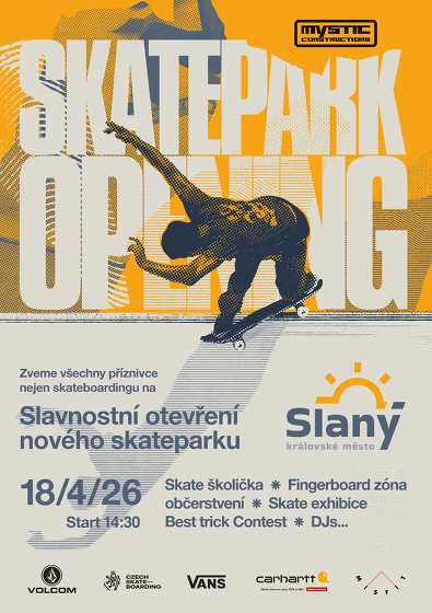 Plakát události Skatepark opening