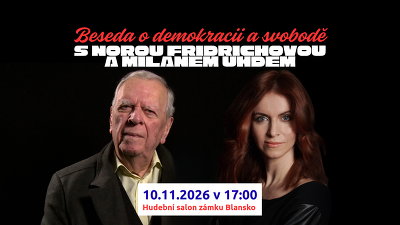 Plakát události Beseda o demokraci a svobodě