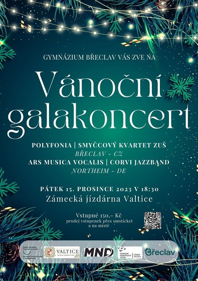 Plakát události Vánoční galakoncert Polyfonia & Ars Musica Vocalis