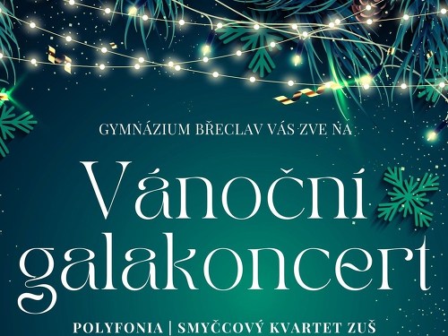 Plakát události Vánoční galakoncert Polyfonia & Ars Musica Vocalis
