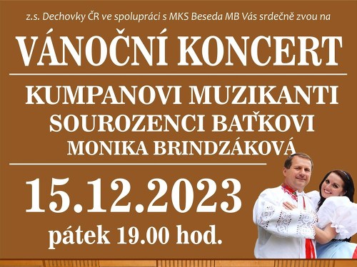 Plakát události Kumpanovi muzikanti a sourozenci Baťkovi