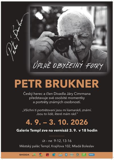Plakát události Petr Brukner Úplně obyčejný fotky