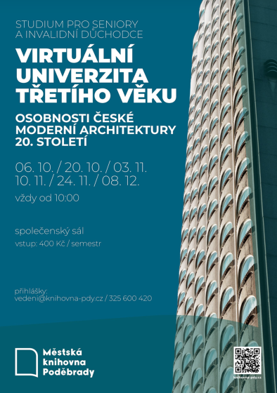 Plakát události Osobnosti české moderní architektury