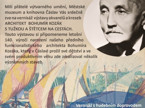 Plakát události Architekt Bohumír Kozák