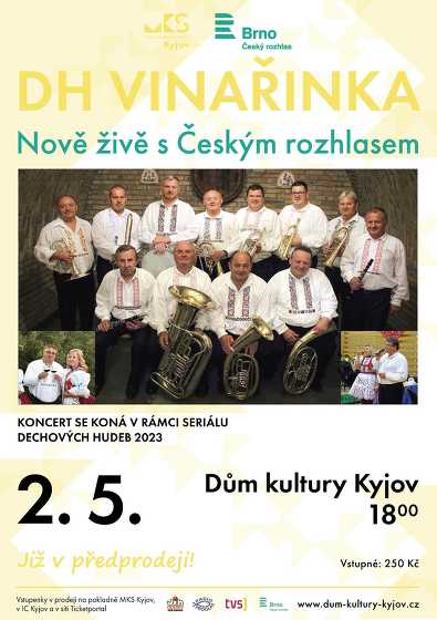 Plakát události Dechová hudba Vinařinka
