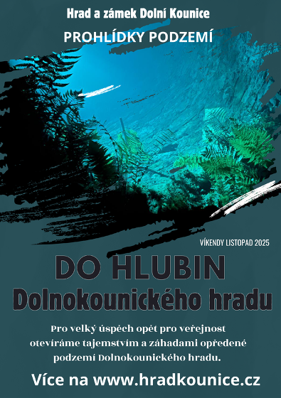 Plakát události Prohlídky podzemí Hradu a zámku