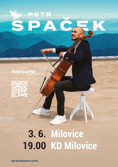 Plakát události PETR ŠPAČEK & Band - Violoncellový koncert v Milovicích