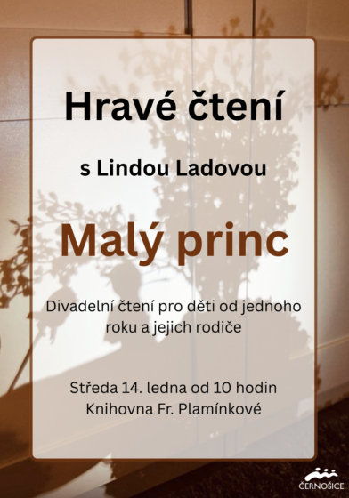 Plakát události Hravé čtení s Lindou Ladovou: Malý princ