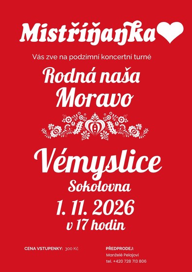 Plakát události Rodná naša Moravo