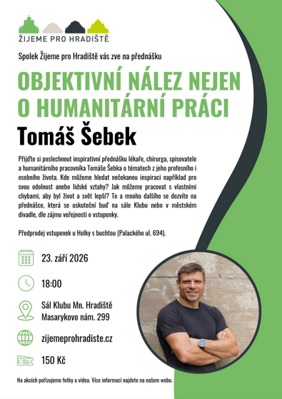 Plakát události Přednáška: Objektivní nález nejen o humanitární práci