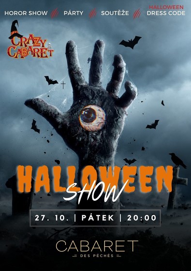 Plakát události Halloween show
