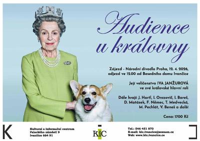 Plakát události Audience u královny - zájezd do Národního divadla