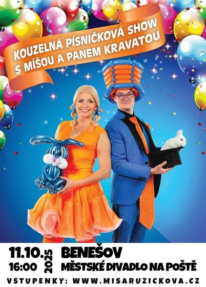 Plakát události Míša Růžičková: MÍŠA A PAN KRAVATA