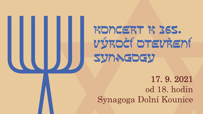 Plakát události Menora - koncert a výstava