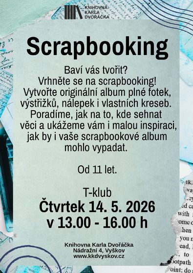 Plakát události Scrapbooking