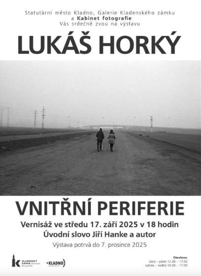 Plakát události Lukáš Horký – Vnitřní periferie, vernisáž výstavy