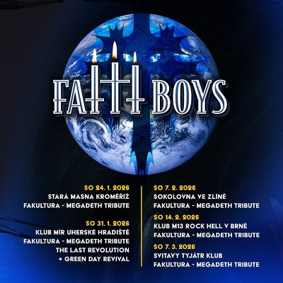 Plakát události Fattt Boys + Fakultura - Megadeth Tribute
