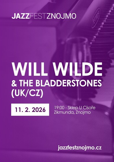 Plakát události Will Wilde (UK) & The Bladderstones (CZ)