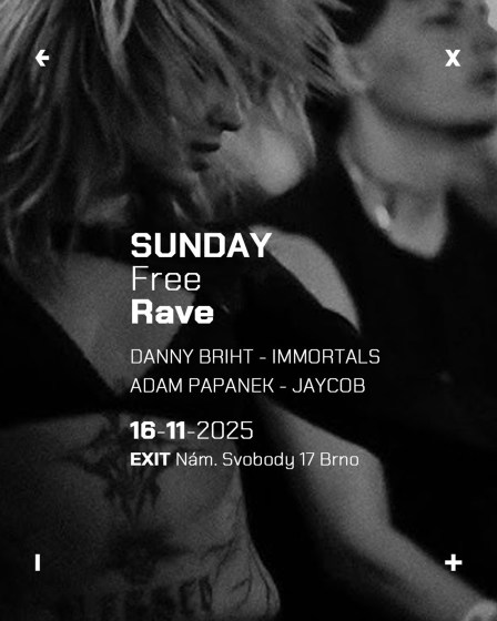 Plakát události Sunday Free Rave