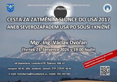Plakát události Cesta za zatměním Slunce do USA 2017