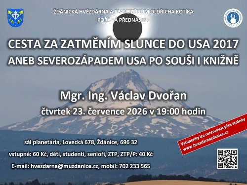 Plakát události Cesta za zatměním Slunce do USA 2017