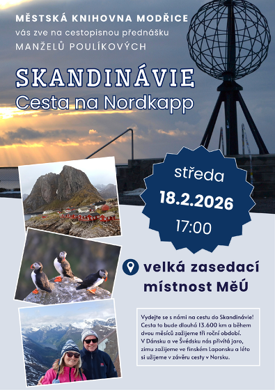 Plakát události Skandinávie. Cesta na Nordkapp