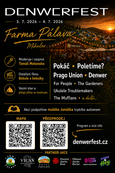 Plakát události Denwerfest Denwerfest – Pokáč, Poletíme?, Prago Union a další kapely
