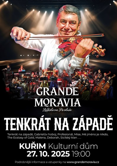 Plakát události Tenkrát na Západě - Grande Moravia Ladislava Pavluše