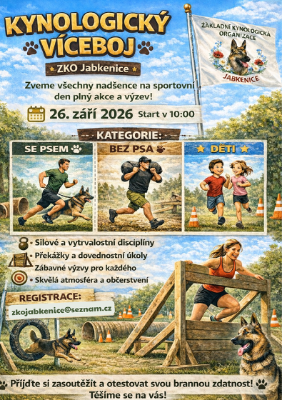 Plakát události Kynologický víceboj