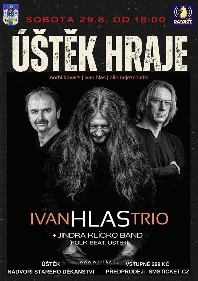Plakát události Úštěk hraje - Ivan Hlas Trio