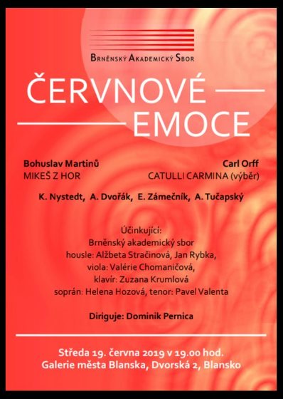 Plakát události Červnové emoce
