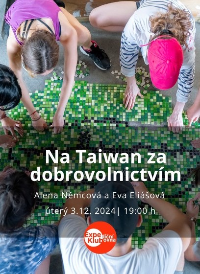 Plakát události Na Taiwan za dobrovolnictvím