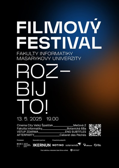Plakát události Filmový festival Fakulty informatiky MU 2025