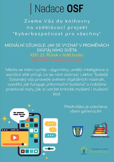 Plakát události Mediální džungle: Jak se vyznat v proměnách digitálního světa