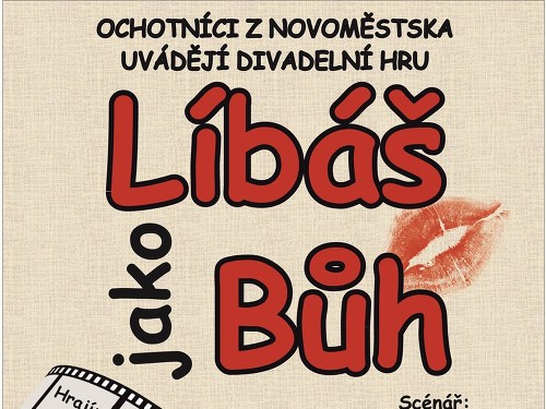 Plakát události Líbáš jako Bůh