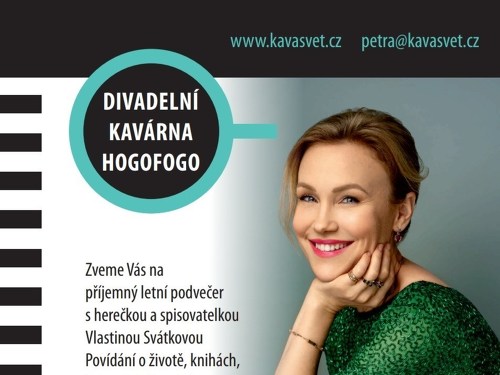 Plakát události Vlastina Svátková v divadelní kavárně