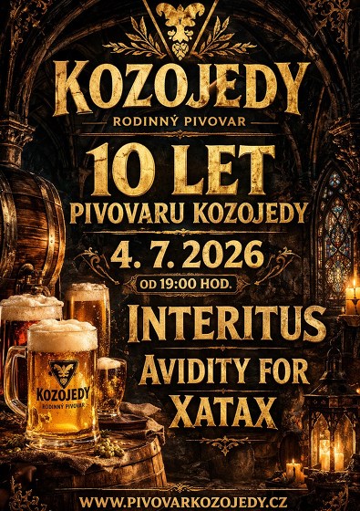 Plakát události 10 LET PIVOVARU